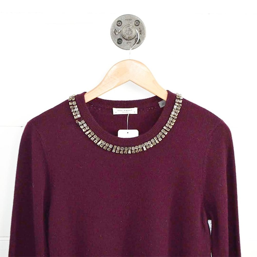 Equipment Embellished Sweater #126-018 - Picture 2 of 3